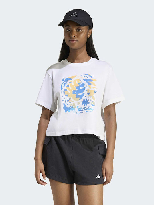 adidas Дамска Тениска Бяла