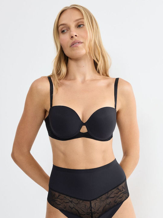 Triumph Black Strapless Underwire Bra