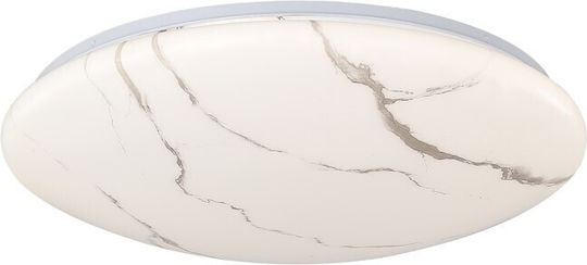 Sun Light Πλαφονιέρα Οροφής Λευκή με Ενσωματωμένο LED και Τηλεχειριστήριο