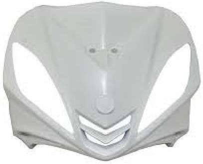 Μάσκα Ποδιάς Μοτοσυκλέτας για Yamaha Crypton-X 135 Λευκό