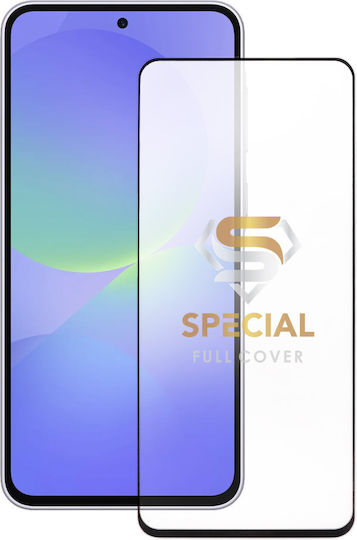 Idol 1991 0.25mm Пълно Лепило Закалено Стъкло Черно (Galaxy A37 / А57)