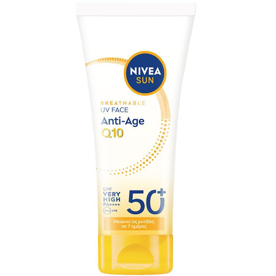 Nivea Sun UV Anti-Age Q10 Αντηλιακή Κρέμα Προσώπου SPF50+ 50ml
