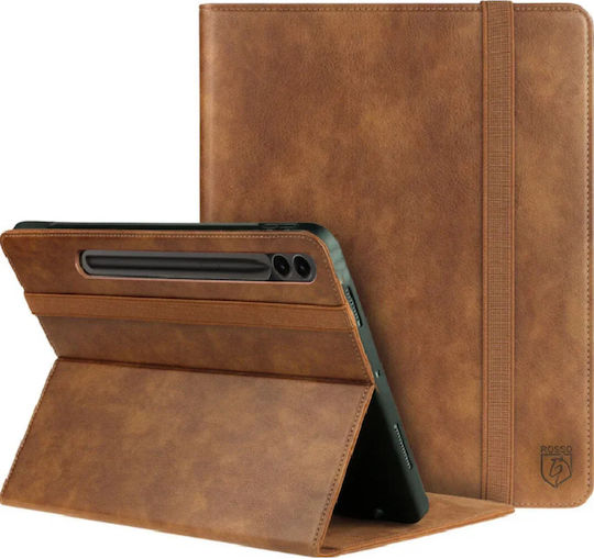 Rosso Flip Cover Brown Samsung Galaxy Tab S9 Fe Plus