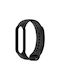 Λουράκι Xiaomi Mi Band 4 Mi Band 5 Mi Band 6 Μαύρο Ασυσκεύαστο