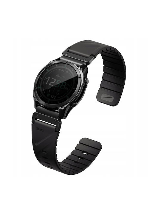 Uniq Fluo X Smart-fit Strap Garmin 26mm Black Uniq-26mm-fluomblk
