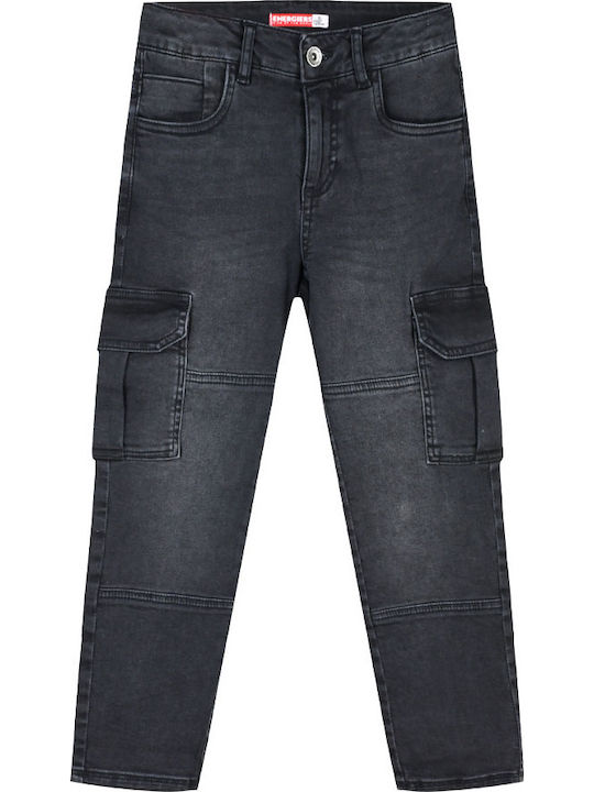 Energiers Kids' Black Jeans Trousers