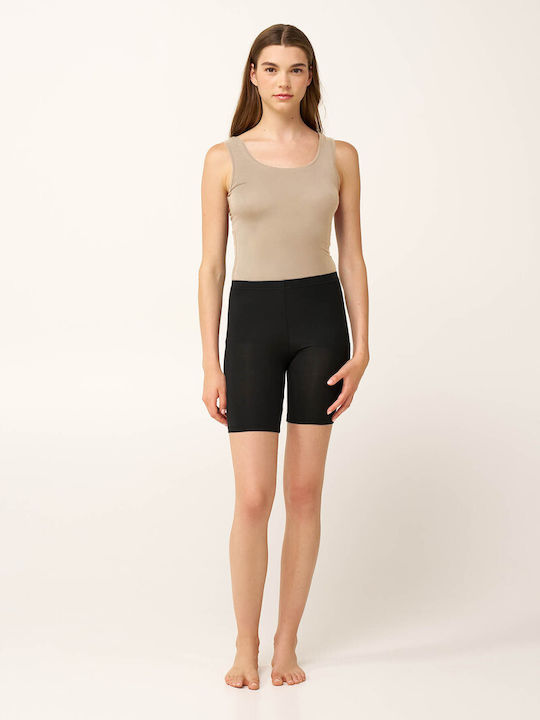 Sleeveless Beige Taupe Women's T-Shirt