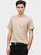 T-shirt Open Brown