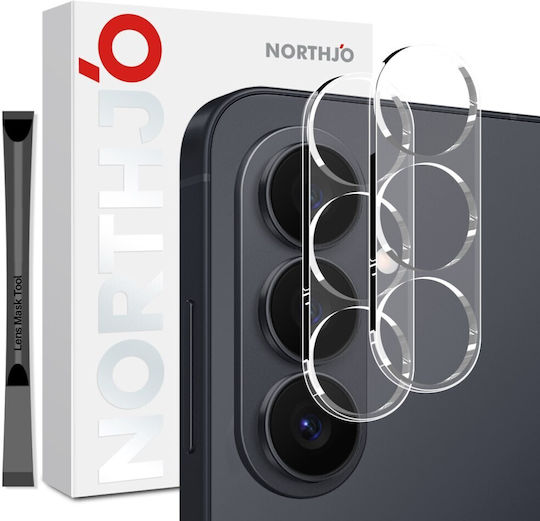 Samsung Galaxy S26 Plus 5g Northjo Tempered Glass Camera-2 Pieces Transparent