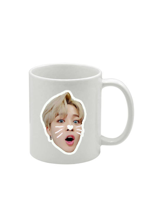 Λευκή Κούπα Kpop Bts