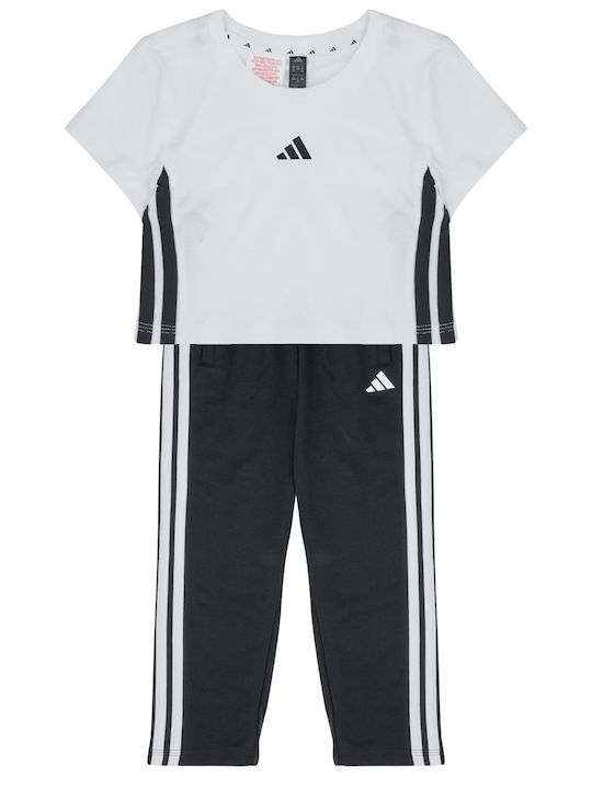adidas Kinder Sweatpants Set Weiß