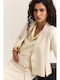 Enzzo Short Women's Blazer Beige