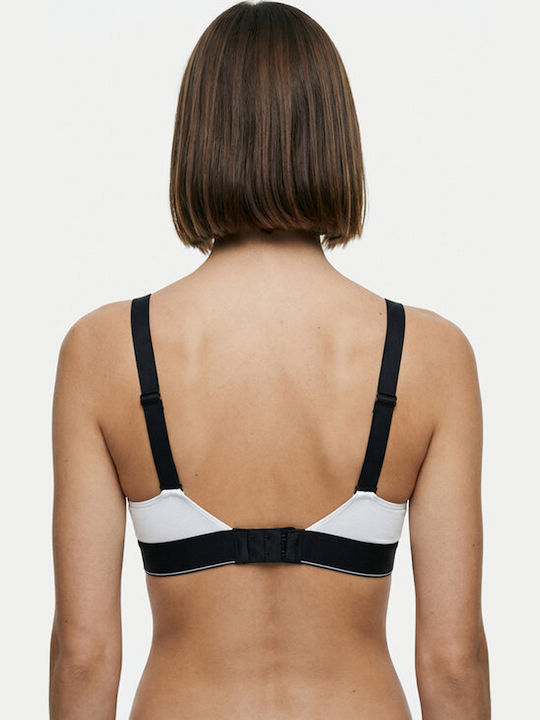 Calvin Klein Дамско Бюстие Бяло с Подплата