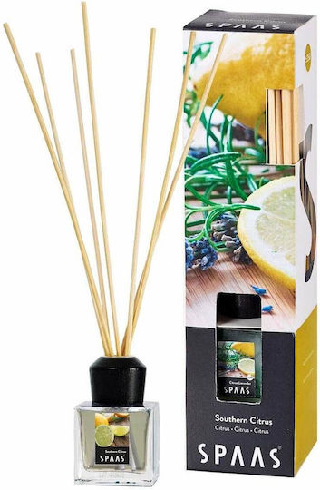 Αρωματικό Xώρου Sticks Spaas Άρωμα Southern Citrus Χωρητικότητα 50ml