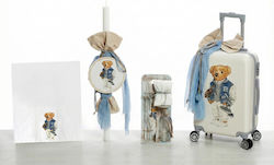 Bellissimo Polo Bear Baptism Set with Teddy Bear Theme