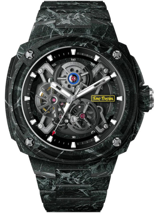 Tsar Bomba Men's Watch 43mm Automatic with Black Rubber Strap
