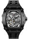 Tsar Bomba Men's Watch 43mm Automatic with Black Rubber Strap