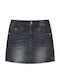 Kids Denim Skirt Black