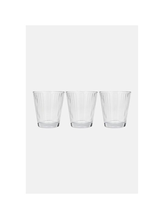 Excellent Houseware Σετ Ποτήρια από Γυαλί 220ml 3τμχ