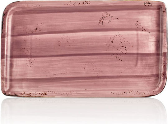 By Bone By Bone Servierplatte Aus Porzellan Rosa