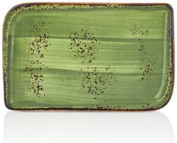 By Bone By Bone Servierplatten Rechtecke aus Porzellan Grüne