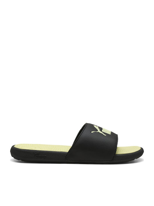 PUMA Παιδικές Σαγιονάρες Slides Μαύρες Cool Cat 2.0