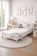 White Baby Foam Mattress With Protective Cover (80x130cm)