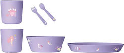 Citron Baby & Kids Feeding Set from Plastic 5 Pieces