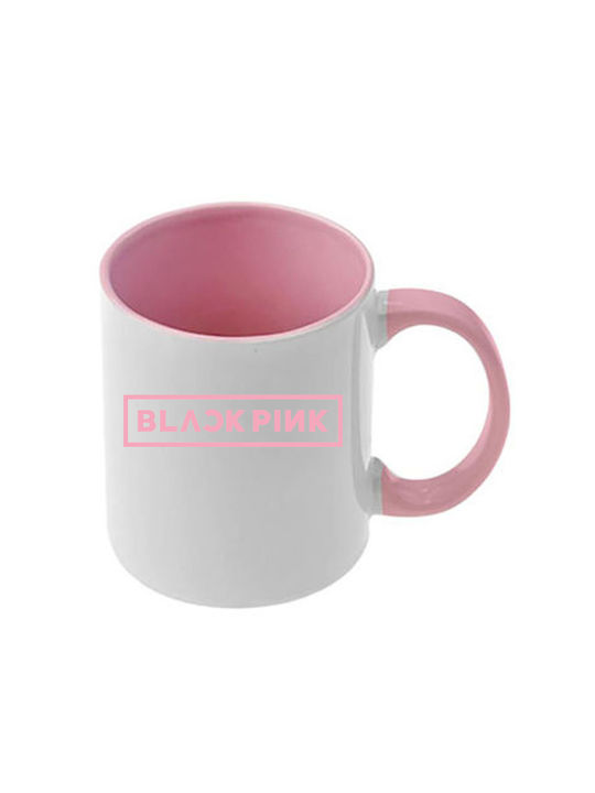 Κούπα Kpop Blackpink Ροζ Λαβή Εσωτερικό