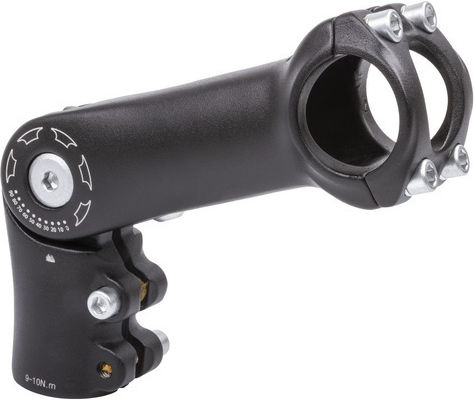 Zoom Tds-c269-8 Iso-p Bicycle Handlebar Stem A-head Adjustable 25.4/90mm Black Matt