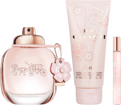 Set De Parfumuri Coach Floral Eau De Parfum Pentru Femei 90 Ml Floral Eau De Parfum Pentru Femei 7.5 Ml Loțiune De Corp Floral Pentru Întregul Corp 100 Ml Set De Parfumuri Coach Floral Eau De Parfum Pentru Femei 90 Ml Floral Eau De Parfum Pentru Femei 7.5 Ml Loțiune De Corp Floral Pentru Întregul Corp 100 Ml