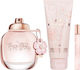 Set De Parfumuri Coach Floral Eau De Parfum Pentru Femei 90 Ml Floral Eau De Parfum Pentru Femei 7.5 Ml Loțiune De Corp Floral Pentru Întregul Corp 100 Ml
