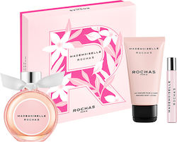 Rochas Set Mademoiselle Rochas Eau De Parfum Women 7.5 Ml + Mademoiselle Rochas Eau De Parfum Women 50 Ml + Mademoiselle Rochas Body Lotion All Over Body 50 Ml