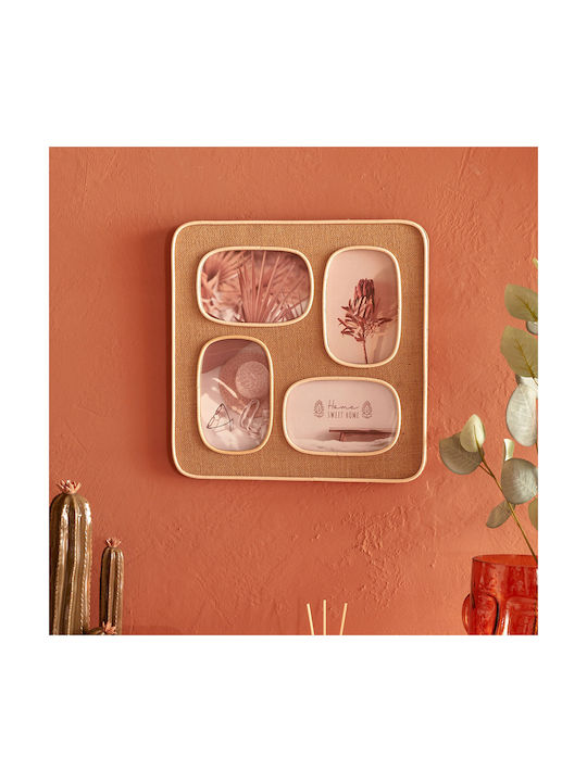 Sien Wall Photo Frame Wooden with Beige Frame