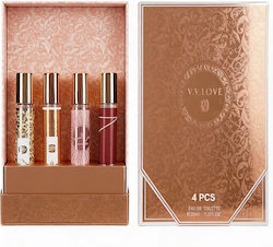 Set Mini Parfumuri Pentru Femei V.v.love 4 X 35 Ml