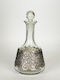 Glass Decanter with Silver Stopper