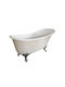 Inter Ceramic Retro Acrylic Bathtub 163x70cm