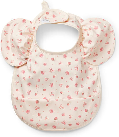 Elodie Details Petit Baby Bib Fabric with Hoop & Loop Fastener & Pocket Pink - Purple for 3 m+