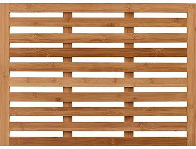 Eurocasa Bath Mat Wooden 1255 Brown 45x62cm