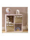 A-s Mix'n Modul Βιβλιοθήκη Δαπέδου Ξύλινη Ροζ 63.6x30x63.6cm