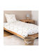 A-s Cars Set Kids Single Duvet Cover With Pillowcase White 140x200cm