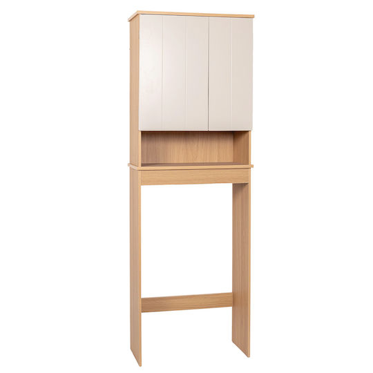 Eurocasa Bathroom Laundry Cabinet 62x23x179cm Matt Lacquer Brown