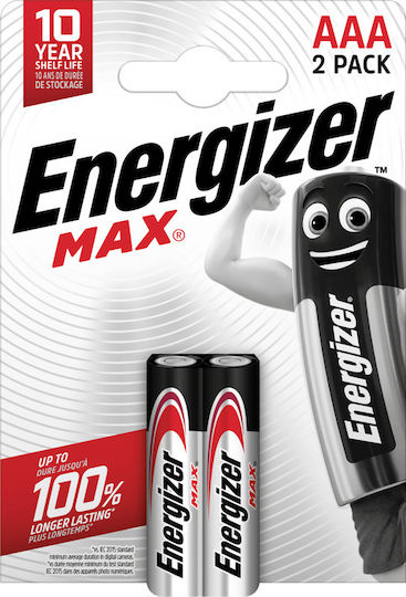 Energizer Max Plus Power Αλκαλική Μπαταρία AAA 1.5V