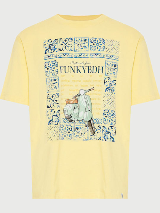Funky Buddha T-shirt Κίτρινο