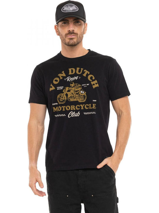 Von Dutch T-shirt Graphic - Μαύρο