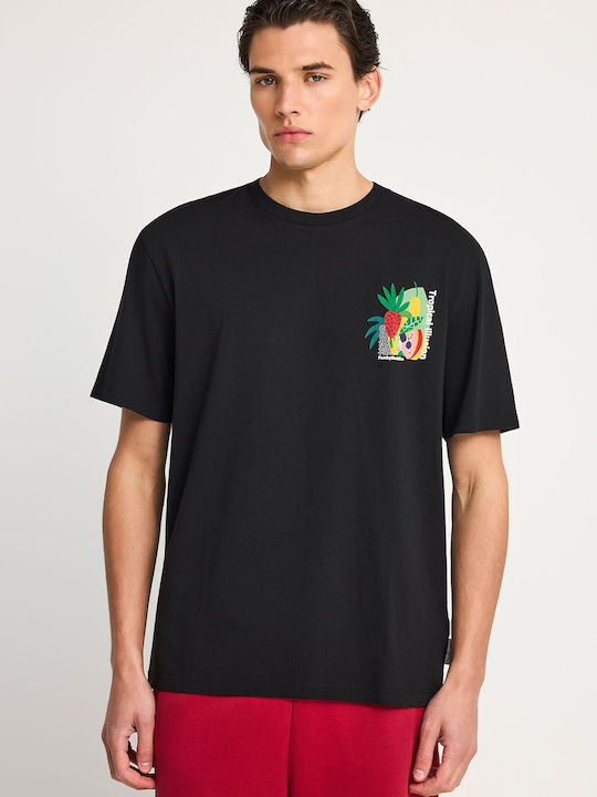 T-shirt Μαύρο