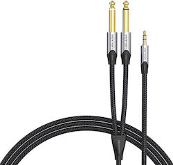 Vention Audio Cable 3.5mm Male To 2x 6.35mm Male Jack Vention Barhk 8m
