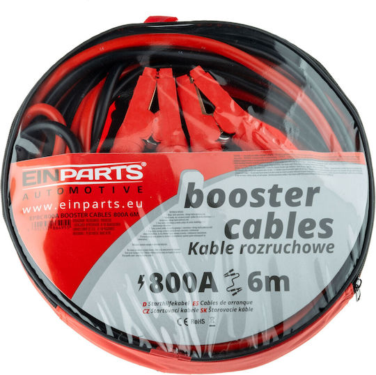 Einparts 800a 6m Jump Starter Cables Crocodile Clamps Agricultural Machines