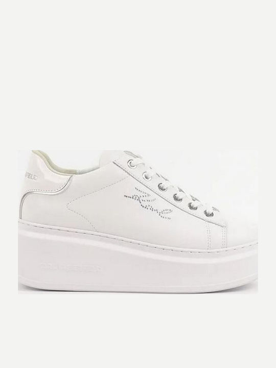 Karl Damen Sneakers Weiße