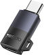 Otg Adaptor Lightning To Type-c 60w 480mbps Aluminum Alloy Yesido Silver